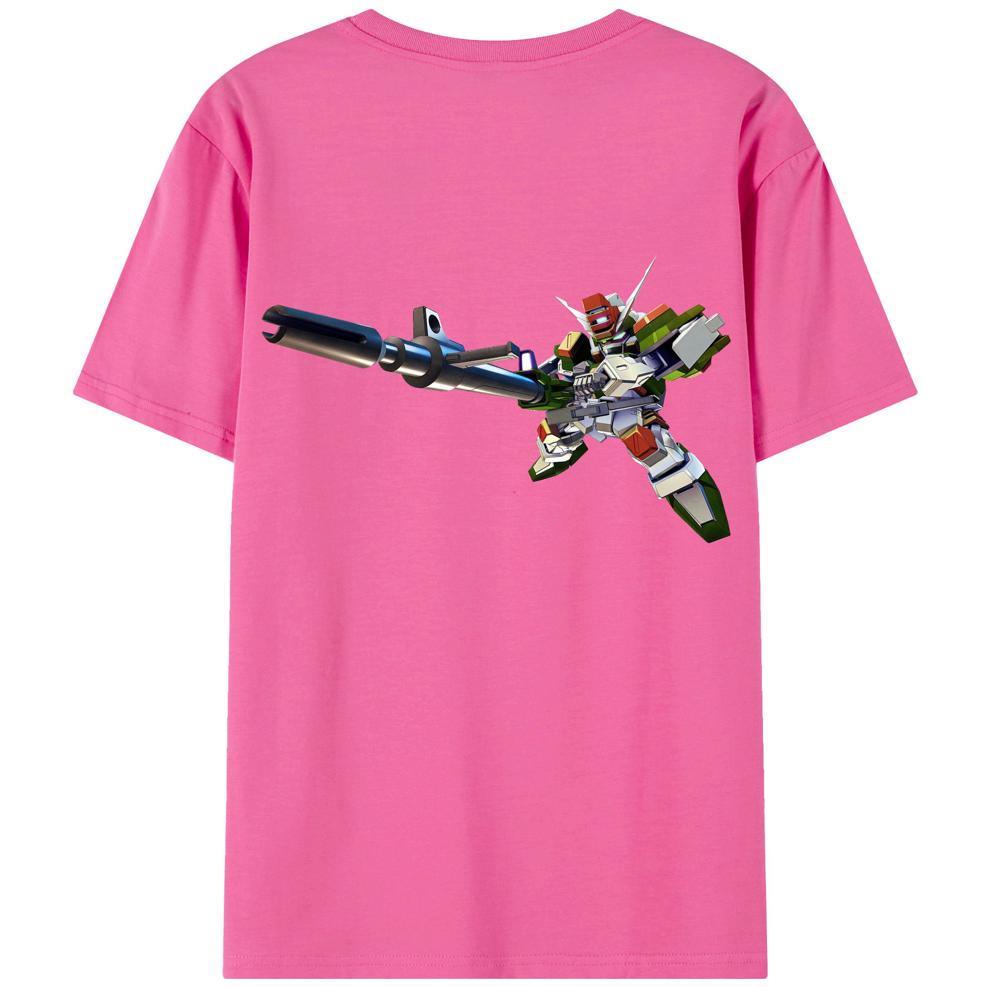 （画像用） 機動戦士ガンダム Mobile Suit Gundam レディース半袖Tシャツ(バックプリント)